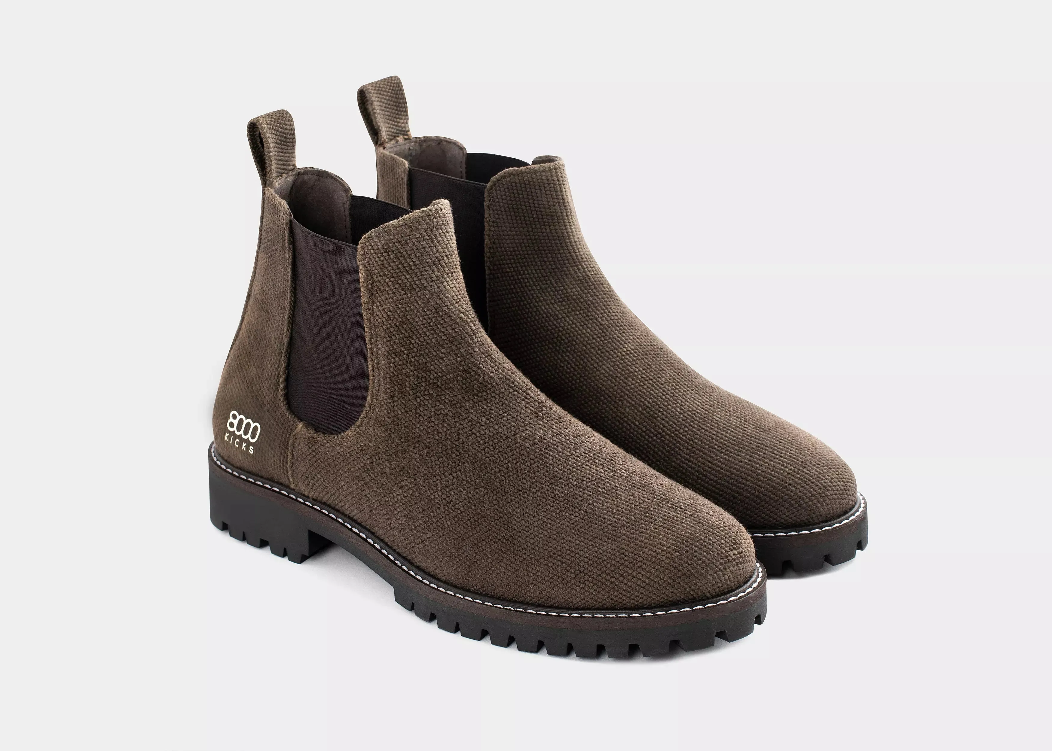 The Crossover Hemp Chelsea for Men in Dark Brown