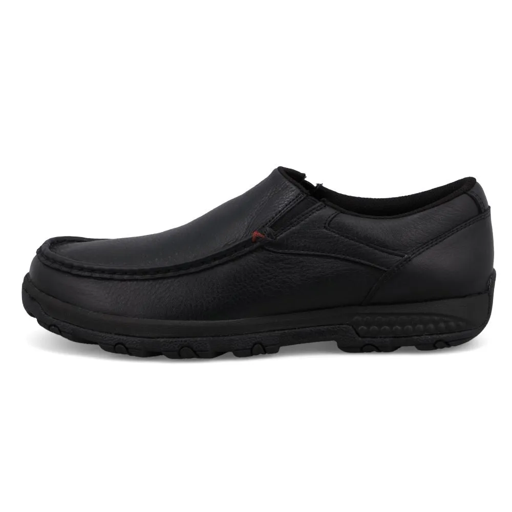 'Twisted X' Men's Cellstretch Slip On Driving Moc - Black