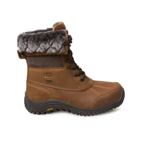 Womens UGG Adirondack II Luxe Quilted Boots in Friar Brown