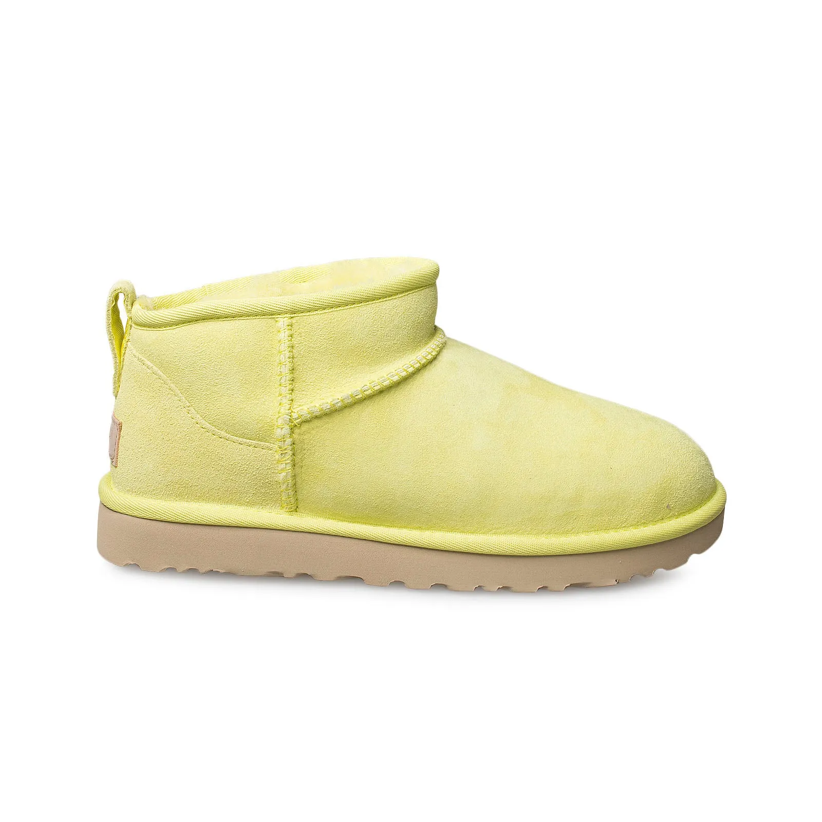 UGG Womens Ultra Mini Pollen Yellow Boots - Stylish and Cozy Footwear