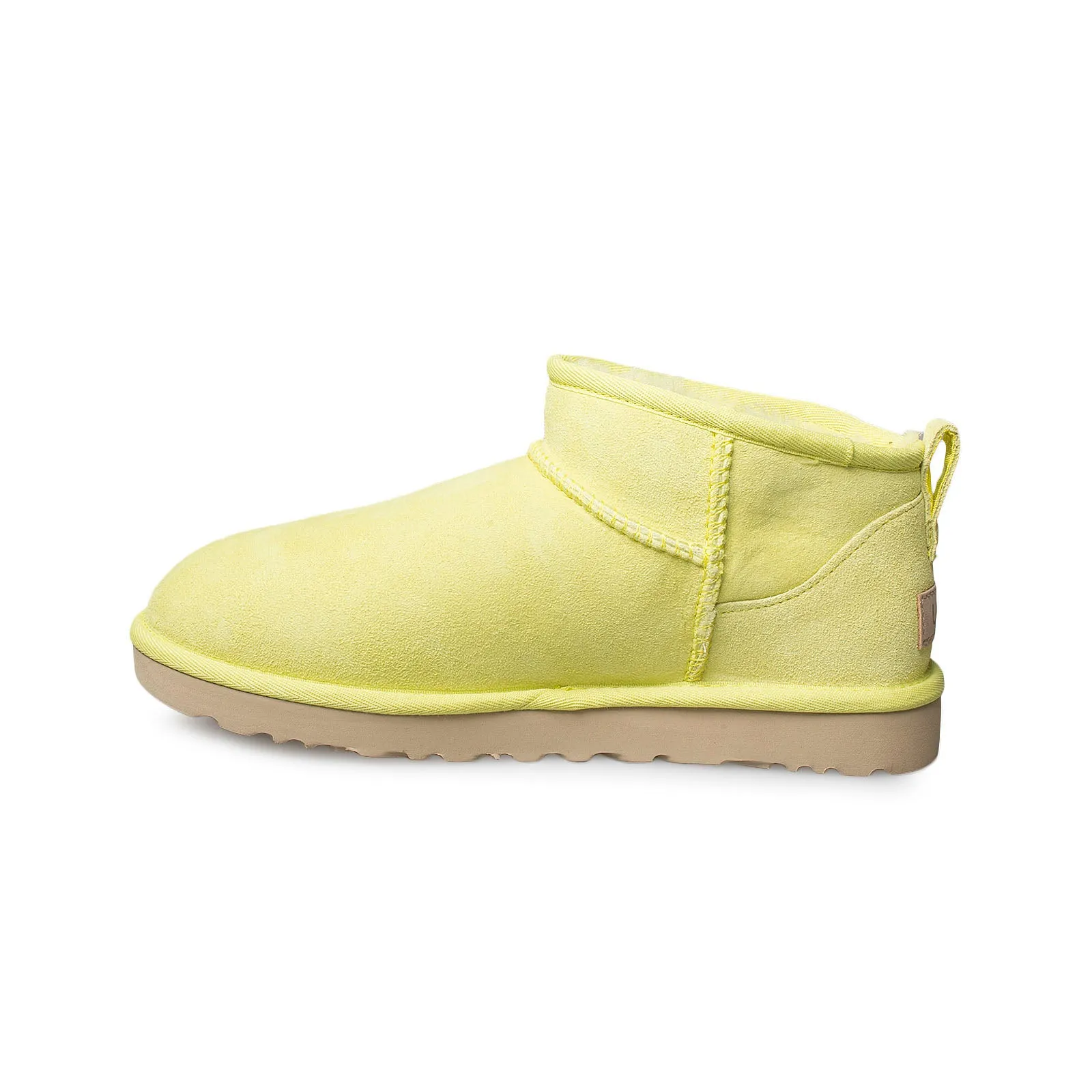 UGG Womens Ultra Mini Pollen Yellow Boots - Stylish and Cozy Footwear