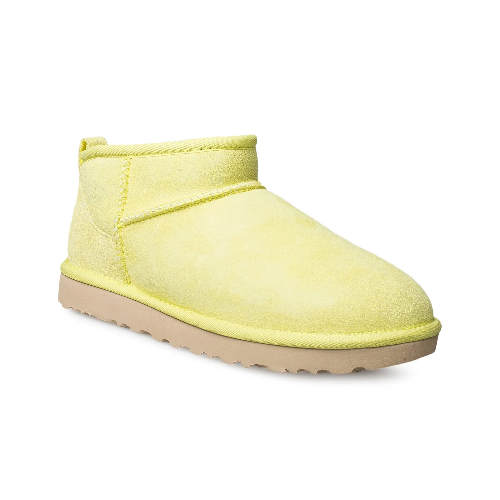 UGG Womens Ultra Mini Pollen Yellow Boots - Stylish and Cozy Footwear