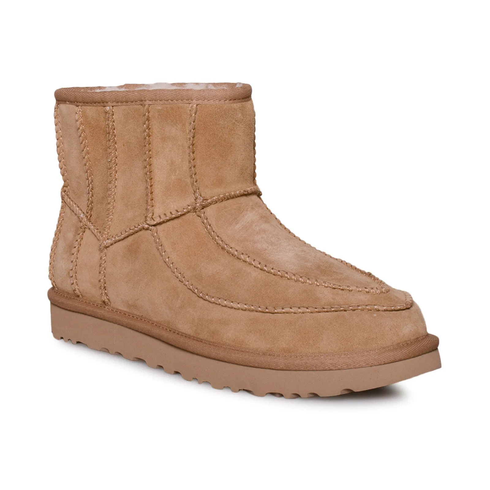 UGG X Tschabalala Self Classic Repeated Mini Chestnut Boots - Women's