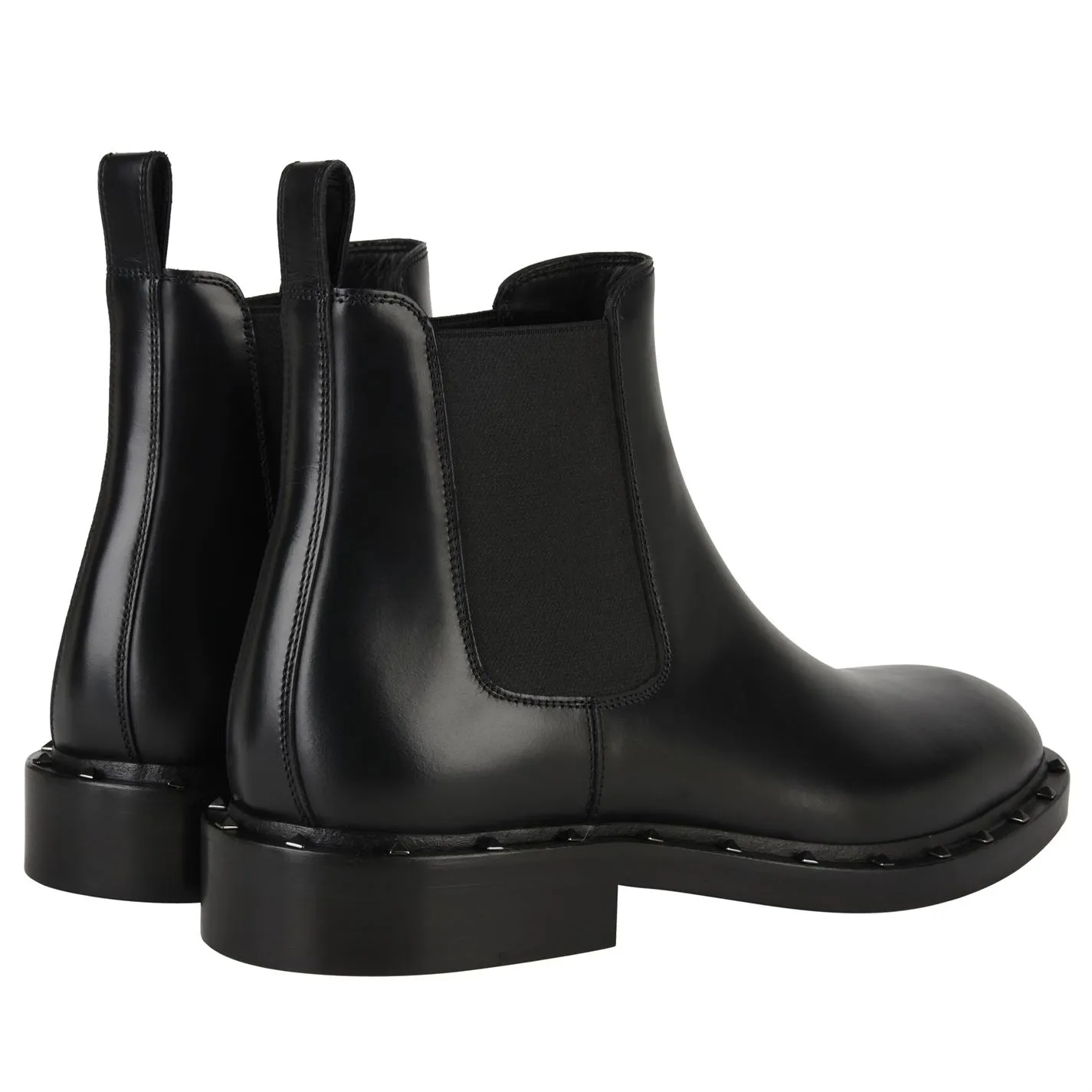 Valentino Garavani Men's Studded Chelsea Boots - BLACK