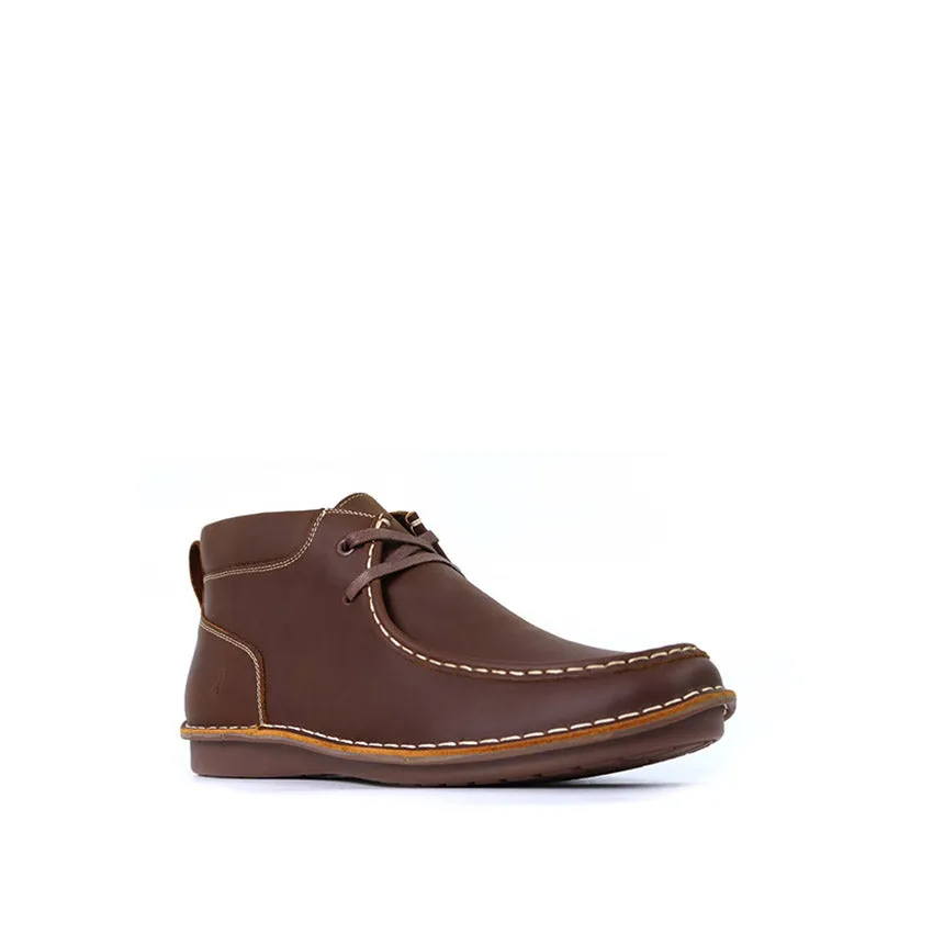 Weaver Wallabee Boots Men's Shoes - Expresso Waxy Nubuck