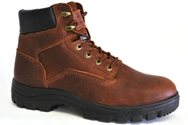 'Work Zone' Men's 6" EH WP Comp Toe - Brown