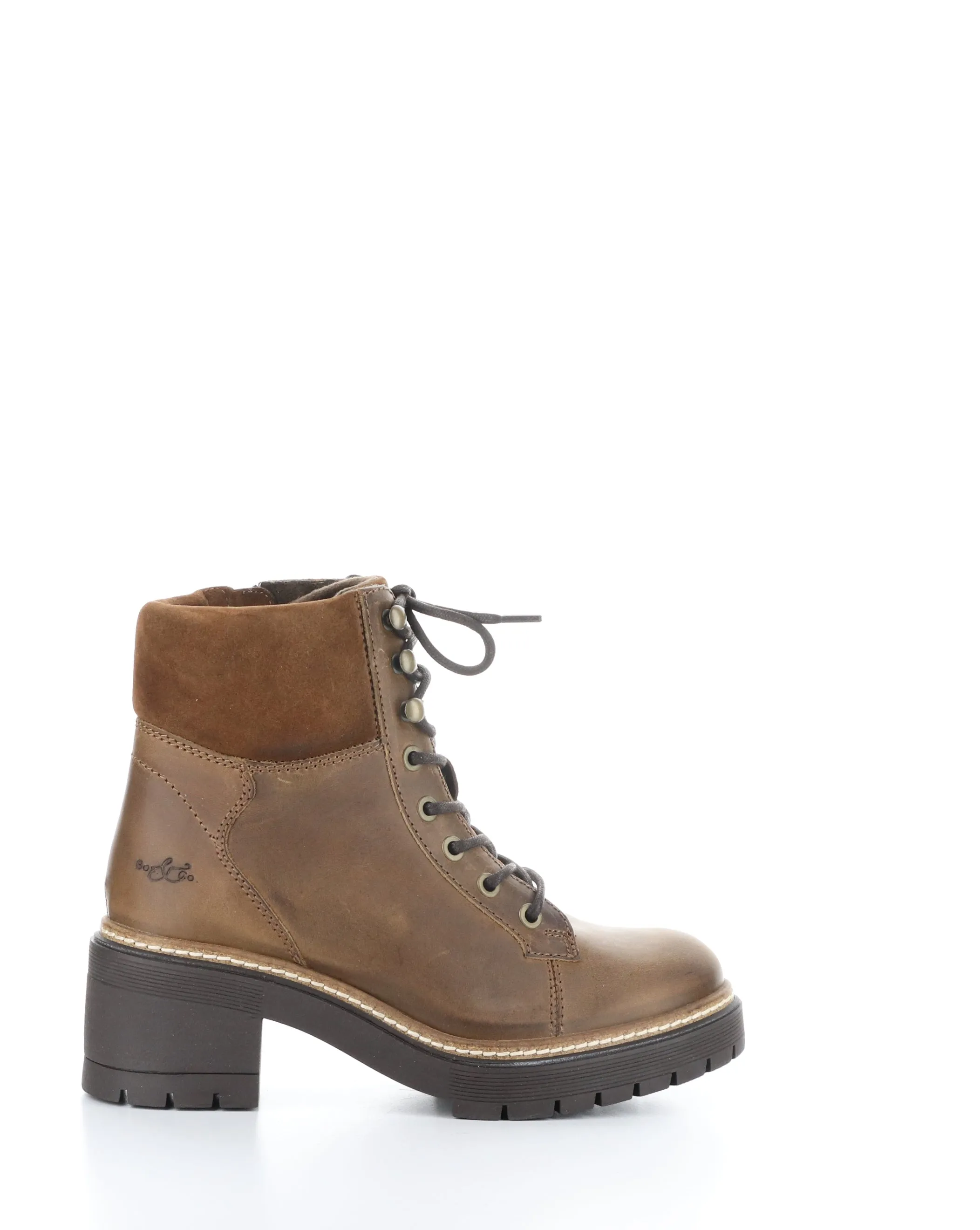 ZOA CAMEL/REDWOOD Round Toe Boots